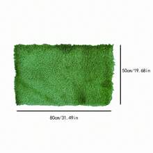 逼真宠物草垫，四季通用狗床垫，大型犬垫，猫咪睡草垫 - 綠色 - 查看 7