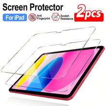 ZYONS 2片装钢化玻璃屏幕保护膜，兼容iPad第10/11代A16（2025年新款），11英寸、10.9英寸、Air、Pro、Mini（第1-9代）、12.9英寸、9.7英寸、7.9英寸、10.2英寸、10.5英寸，覆盖2010-2025年款，高清，兼容保护壳，兼容Apple Pencil，防刮防震，高清晰度和高透明度。 - 無色 - 查看 13