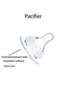 Núm vú giả xoắn ốc mềm mại, rộng 5cm, chống đầy hơi và mang lại cảm giác như bú mẹ thực tế, món quà tuyệt vời nhất cho bé và mẹ. - Nhiều màu - Xem 4