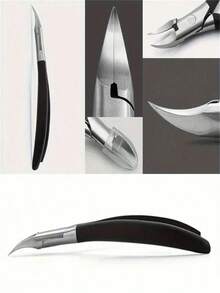 Stainless Steel Toenail Clippers, Simple Toenail Nipper For Home Use, Unisex Foot Care Tool For Trimming, Ingrown Toenail - Multicolor - View 6