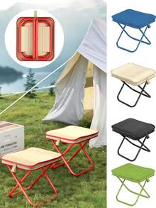 1/2 chiếc ghế gấp, ghế di động, ghế cắm trại kèm túi đựng, ghế gác chân cắm trại gấp gọn nhẹ, chịu tải lên đến 330lbs, thích hợp cho du lịch, câu cá và dã ngoại. - Nhiều màu - Xem 2