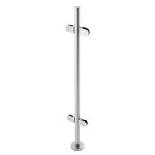 SENDERPICK 110cm Railing Post Stair Railing Glass Clamps Corner Stainless Steel Balustrade Middle Post - Silver - View 4