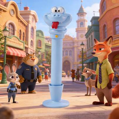 Gary Snake 按压式凝胶笔，卡通 Gary 排毒笔，创意可爱，引人注目的创意文具，适合作为书写礼物、节日派对、学校用品文具礼品、个性化办公用品，适用于学校和办公室。