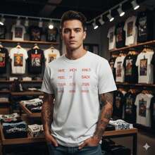 Nine Inch Nails Peel It Back Tour Shirt, NIN Inspired Graphic Tee, Uni K Band Tour T Shirt - 白色 - 查看 1