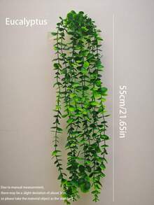 人造桉树吊盆 1个 - 綠色 - 查看 7