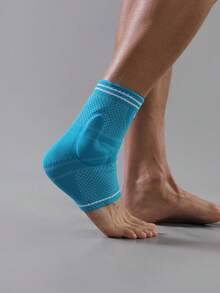 VBOSI 1 Peça Tornozeleira 3D Tricotada com Almofadas de Gel Dupla Face e Tecido Respirável - Suporte Flexível para Corrida, Basquete e Esportes de Academia - Multicolorido - Visão 7