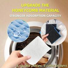 Pet Hair Removal Sponge Cleaning Cubes, Quick Hair Removal, Reusable Household Cleaning Sponge, Disinfecting Laundry Anti- Sponge Cubes, Suitable For Washing Machines - Multicolor - View 10