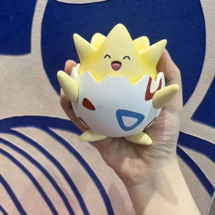 Kawaii Happy Togepi Anime Figure Car Desktop Ornament Cute Model Doll Surprise Gift Collectible - PKM - View 1