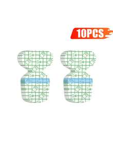 10 piezas Almohadillas delgadas de PU impermeables y antifricción, pegatinas de cojín invisible para los pies adecuadas para tacones altos y sandalias de verano, unisex - transparente - Ver 2