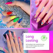 Beetles Spring Gel Polish Set - Fingertip Palette, 32 Colors Valentines Polish Set With Base Top Coat - 20 Colors Rainbow Neon - View 5