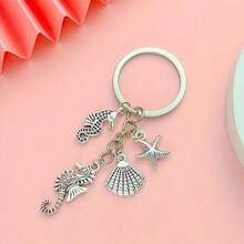 Móc khóa phong cách biển mùa hè, Móc khóa thời trang nữ 14K mới, tự làm, mặt dây chuyền đồng kiểu Âu và Mỹ, phụ kiện túi xách, quà tặng lễ hội, tốt nghiệp, quà tặng tri ân giáo viên, quà sinh nhật, quà tặng mẹ, quà tặng Ngày của Mẹ, đồ dùng cần thiết cho ngày lễ, quà tốt nghiệp, phụ kiện móc khóa dễ thương, móc khóa trang trí - Nhiều màu - Xem 15