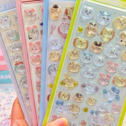 女孩日记本、水杯、装饰玩具、图案、高品质贴纸、节日礼物、生日礼物、装饰贴纸、创意装饰贴纸、卡通可爱贴纸、幼儿园可爱趣味形状贴纸、可爱水贴纸