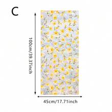 1 pieza Película estática de ventana con diseño vintage de rosa y flores de arcoíris, protección de privacidad, bloqueo UV, adecuada para decoración de ventanas en el hogar, cocina, oficina y baño, removible y reutilizable, crea un efecto único de vidrio de colores - Multicolor - Ver 14