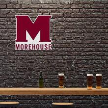 Morehouse Maroon Tigers Primary Shape Cut Pennant - Home And Living Room Decor - Soft Felt EZ To Hang - White - 查看 2