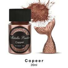 Colorful Powder, Unique Metallic Texture Powder, Epoxy Resin Coloring Agent, Glitter Pigment, Colored Powder Resin Dye, Jewelry Making Supplies. Metallic Mica Powder For Resin, 20ml/Color 6 Colors Fine Particle Resin Color Pigment For Dyeing, Polymer Clay, Paint, DIY Crafts, Cups, Oil Painting, Soap Making, Candle Making - Multicolor - View 13