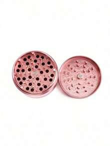 1pc 4-Layer Multi-Color Aluminum Alloy Grinder, Compact & Precise, Convenient For Grinding & Crushing, Kitchen Essential, Premium Metal Multi-Purpose Grinder For Peas, Soybeans, Spices, Portable & Compact Home Accessory, Halloween Gift, Christmas Home Decor - 40mm-màu hồng - Xem 8