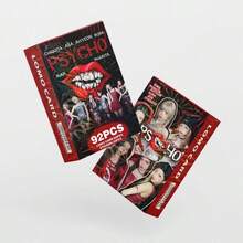 92张BABY MONSTER新专辑《PSYCHO》RUKA/PHARITA/ASA/AHYEON/RORA/CHIQUITA小卡、贴纸、LOMO卡套装 - 60张高清LOMO卡 + 32张主题贴纸，收集7位成员的精美造型 - 彩色 - 查看 5