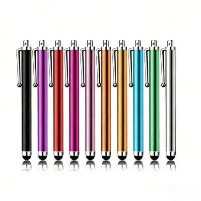 10-Piece Set Of Mobile Phone And Tablet Stylus Pens, Colorful Handwriting Pens Suitable For Writing And Drawing On Tablets