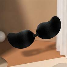 1 Pair Women's Invisible Breast Pads/Breast Stickers, Suitable For Wedding Dresses, Small/Flat Breasts, Thickened Style, Push-Up And Lifting For Fullness, Outward-Facing Nipple Covers, Suitable For Formal Wear And Photography - Multicolor - View 3