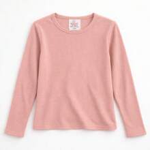 Set Of 2 Or 3 Girls' Long-Sleeved Ribbed Knit Blouses | Sizes 4 To 12 Years - 鬆動的 - 查看 2