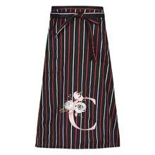 Apron Oil-Proof Waterproof Household Cooking Kitchen Apron Chef Work Apron Adjustable Adult Waist Apron Pink Flower 26 Initial Letter A-Z Coffee Overalls With Pocket Kitchen For Men Women Necessary - 1pc - Black and Red Bar - View 27