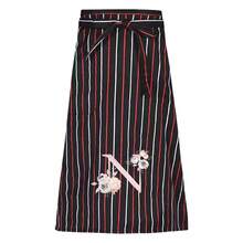 Apron Oil-Proof Waterproof Household Cooking Kitchen Apron Chef Work Apron Adjustable Adult Waist Apron Pink Flower 26 Initial Letter A-Z Coffee Overalls With Pocket Kitchen For Men Women Necessary - 1pc - Black and Red Bar - View 18
