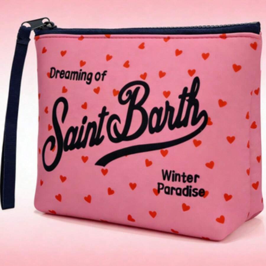 Borsa da viaggio per il trucco integrata, borsa per il trucco portatile a righe, astuccio per il trucco, borsetta, pochette per il trucco, borsa da viaggio impermeabile, organizer da viaggio con cerniera, astuccio per il trucco