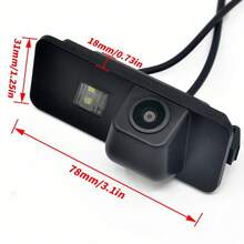 1080P AHD 鱼眼后视摄像头，170° 广角，适用于高尔夫 5、高尔夫 6、西雅特、迈腾 CC、辉腾、甲壳虫、西雅特旅行车 - Rear Camera - 查看 2