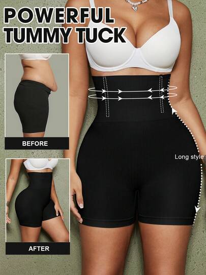 女士塑腰微塑无缝腰裤丁字裤，单件装，女士塑身裤