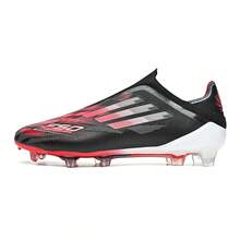 Giày bóng đá nam, giày bóng đá chuyên nghiệp nam, giày bóng đá ngoài trời unisex, giày tập luyện bóng đá nhẹ chống trơn trượt. - Đỏ - Xem 5