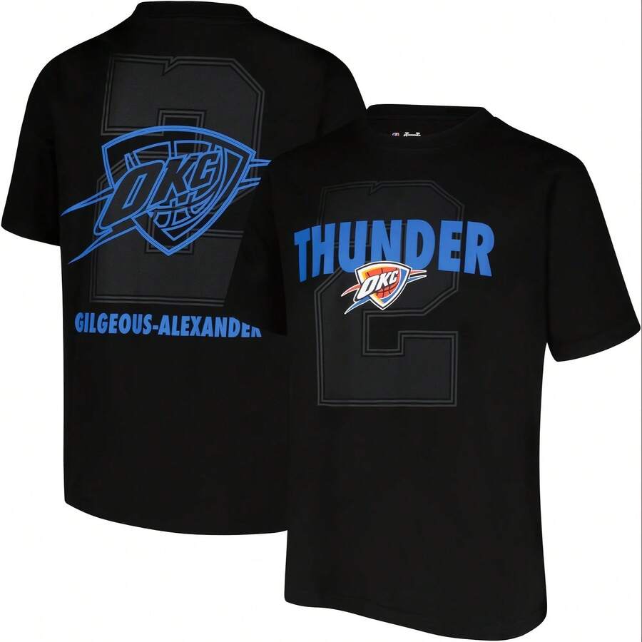 Ultra Game Men's NBA2 Official2 Super Soft Fly High Players T-SHIRT2 - màu đen - Xem 1