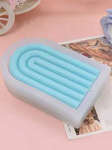 拱形硅胶模具，可用于制作蜡烛、香、石膏模具 - A-白色 - 查看 1