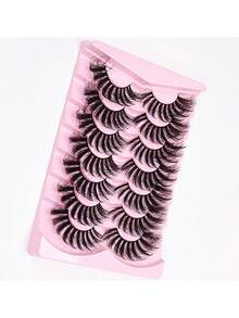 7 Pairs Of 25mm False Eyelashes, Naturally Voluminous And Curled, Defining Your Everyday High-End Charm - View 8