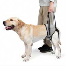 Dog Lift Harness, Plaid Pet Rear Support Assist Device, Veterinarian Approved Elderly Dog Lifting Strap, Suitable For Hind Leg, Hip Disability And Joint Injury - Grey - View 13