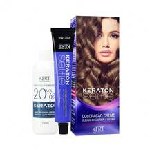 Keraton Selfie Hair Dye - Full Gray Coverage - Choose Your Color - 6.47 DARK COPPERY BROWN BLONDE - View 1