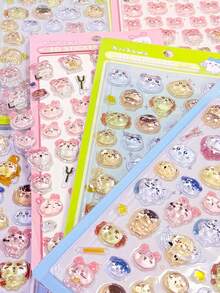 Hình dán chất lượng cao, dễ thương và thú vị - Nhiều màu - Xem 3