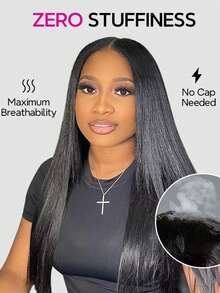 Tóc giả Tinashe 1B/2/30 kiểu U-Part không đường nối, mật độ 180%, chân tóc màu vàng mật ong, không cần cắt tỉa, keo dán hay cặn bẩn, tóc giả tự nhiên Brazil dành cho nữ. - SNATURAL/30 - Xem 9