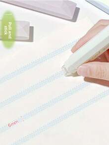 1/4卷渐变双面胶带，胶水笔，必备文具，大容量，持久耐用，透明胶水笔，适用于手工和剪贴簿、DIY拼贴画和照片装裱、返校季、文具胶带、办公用品、手工日记和艺术项目、工艺品、婚礼 - 彩色 - 查看 5