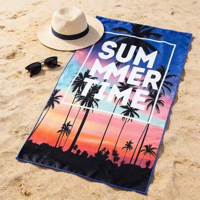 1 chiếc khăn tắm biển siêu mềm mại in logo câu lạc bộ bóng đá Celtic - Nhanh khô, chất liệu pha trộn polyester nhẹ, thấm hút tốt, không bám cát, thích hợp cho du lịch và bơi lội, thiết kế sọc xanh trắng hiện đại, lý tưởng cho cắm trại và đồ dùng đi biển, khăn du lịch | Khăn rực rỡ | Vải nhanh khô