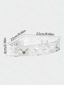 No Drill Bathroom Wall Mounted Storage Box, Thick Plastic Facial Tissue Towel Toilet Organizer Rack - Multicolor - View 6