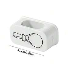 Estante de pared para almacenar cucharas de arroz, soporte colgante para utensilios de cocina - Multicolor - Ver 2