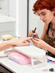 1pc Ergonomic Gel Wrist Rest Pad, Soft & Comfortable, Suitable For Nail Technicians And Home DIY, Water-Resistant And Easy To Clean, Ideal For Nail Salons, Beauty Schools, Beginners, And A Great Gift For Christmas And Valentine's Day. - Multicolor - View 6