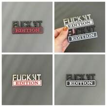 IT Edition Emblem Car Exterior Emblems Badge 3D Side Fender Rear Sticker Decal Cool Badge Decoration Decal For Men And Women Vehicle Exterior Replacement Accessories For SUV Truck Laptop D - D - 查看 2