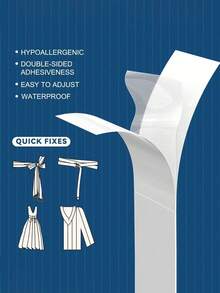 360片双面时尚胶带，女士透明双面胶带，无痕隐形丰胸胶带，强力服装胶水，服装防掉落配件，固定贴纸，防止走光，保护皮肤/身体护理工具/节日必备/露营/旅行必备/婚礼/圣诞礼物/万圣节礼物 - 多色 - 查看 6