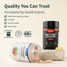 Miriyalyad Ultimate Men's Health Bundle -NitricOxide Booster 60ct+ Prostate Health Bundle -NaturalSupplement Capsules-Support Blood Circulation &Prostate Health - 3 bộ - Xem 7