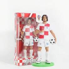 FIFA 2026 Figurine de la Coupe du Monde de Football, Décoration de bureau sur le thème du terrain de football, Cadeau de fête, Cadeau d'anniversaire, Maillot d'équipe, Poupée de football bébé de dessin animé, Léger, Durable, Résistant aux rayures, Convient pour le jour du match, la prise de photo, les déplacements, les voyages, la maison, le bureau, l'entrée, la collection de fans de sport, Cadeau pour les fans de football - Multicolore - Voir 13