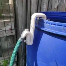 1pc Overflow Pipe, Outdoor Overflow Pipe 3D Printing Bucket Hose Barrel Edge Bracket Tool - A - View 3