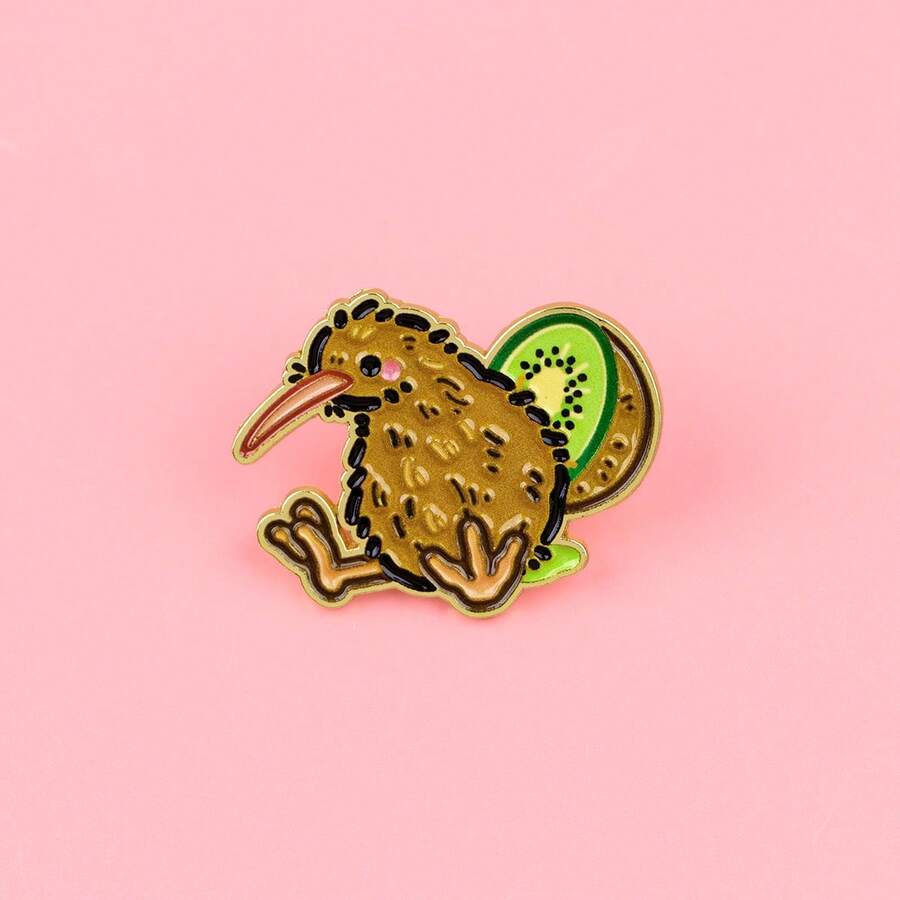 Enamel Badge Brooch Pin, Suitable For Backpacks, Bags, Stylish Decoration, Gift For Friends - Multicolor - View 1