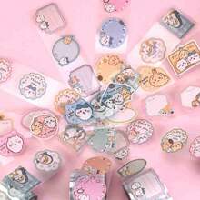 1pc 2026 New Arrival Popular Japanese Anime Themed Rolled Up Sticky Notes & Stickers! Suitable For Writing, Sealing, Thank You Notes, Message Posting, And Dialogue Box Decorations, Very Practical. - Multicolor - View 1