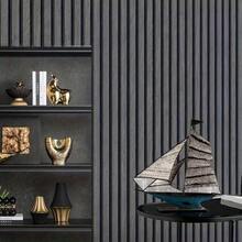 1 rolo de papel de parede autoadesivo cinza escuro com textura de madeira, adesivo removível de PVC para quarto, sala de estar, escritório, ilha, decoração de casa, mesa, armário, reforma de hall de entrada, papel de contato de vinil, fácil instalação faça você mesmo, 45 cm x 100 cm / 300 cm / 500 cm - Cinza escuro - Ver 11